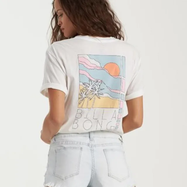 【BILLABONG】BILLABONG BUTTON UP WALKSHO 短褲 白 休閒(6508270SBH)
