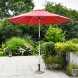 【YU Living 信歐傢居】北歐風戶外直立傘 遮陽傘(2色/紅.綠色)