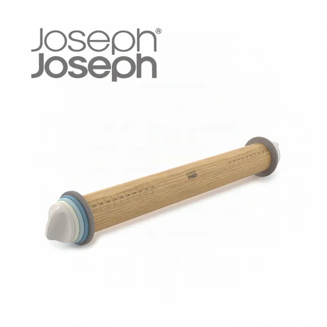 【Joseph Joseph】厚度可調桿麵棍(彩色、灰藍色)