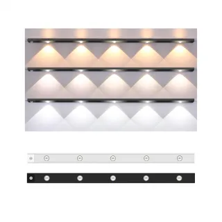 【JHS】LED無線感應山丘波紋展示櫥櫃燈條 60cm(LEDL燈條 人體感應燈 磁吸燈 櫥櫃燈)