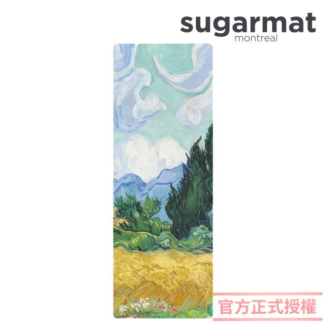 加拿大Sugarmat 頂級加寬PU瑜珈墊 1.8mm(麥田裡的絲柏樹 Wheatfield)