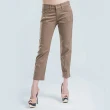 【BOBSON】女款吊帶打摺直筒色褲(8055-72)