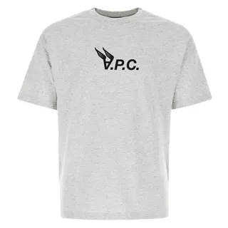 【APC】新款 男款 品牌LOGO 短袖T恤-灰色(S號、M號、L號)