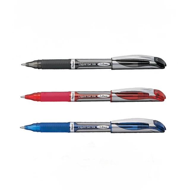 【Pentel 飛龍】ENERGEL 極速鋼珠筆 1.0mm/支 BL60(黑/紅/藍)
