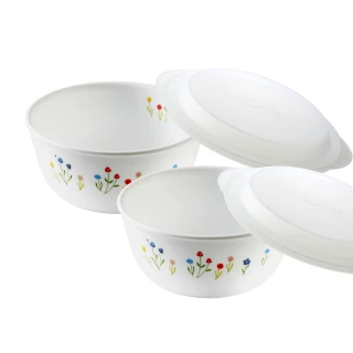 【CORELLE 康寧餐具】春漾花朵4件式麵碗組(403)