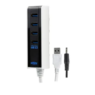 【INTOPIC】USB3.0 4埠全方位高速集線器(HB-350)