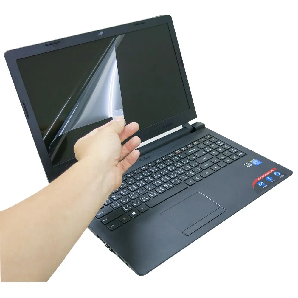 【EZstick】Lenovo Idea 100 15吋 專用 靜電式筆電LCD液晶螢幕貼(可選鏡面或霧面)
