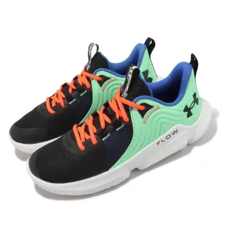 【UNDER ARMOUR】籃球鞋 Flow Futr X 2 男鞋 黑 綠 輕量 緩震 運動鞋 UA(3024978001)