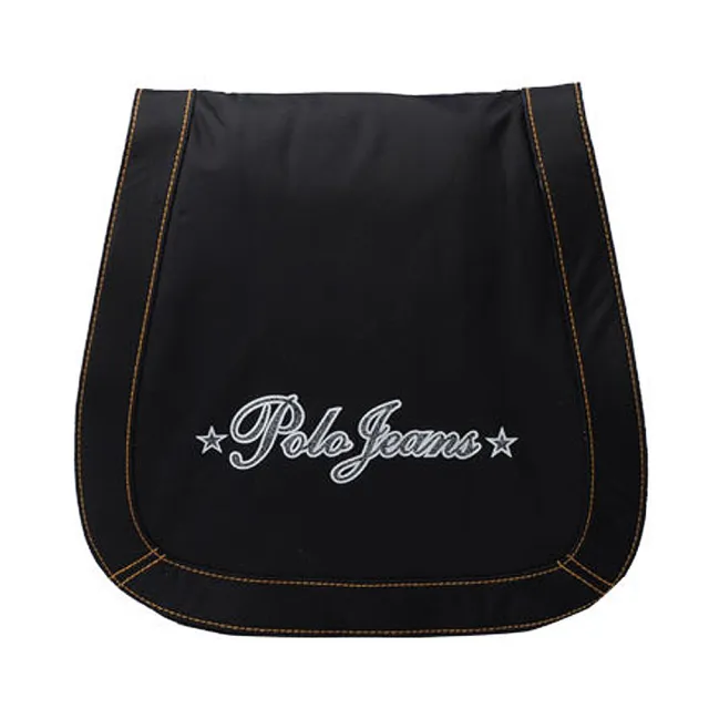【RALPH LAUREN】雙11 字母防水包 布面側背袋(黑 317FLP- BLACK)