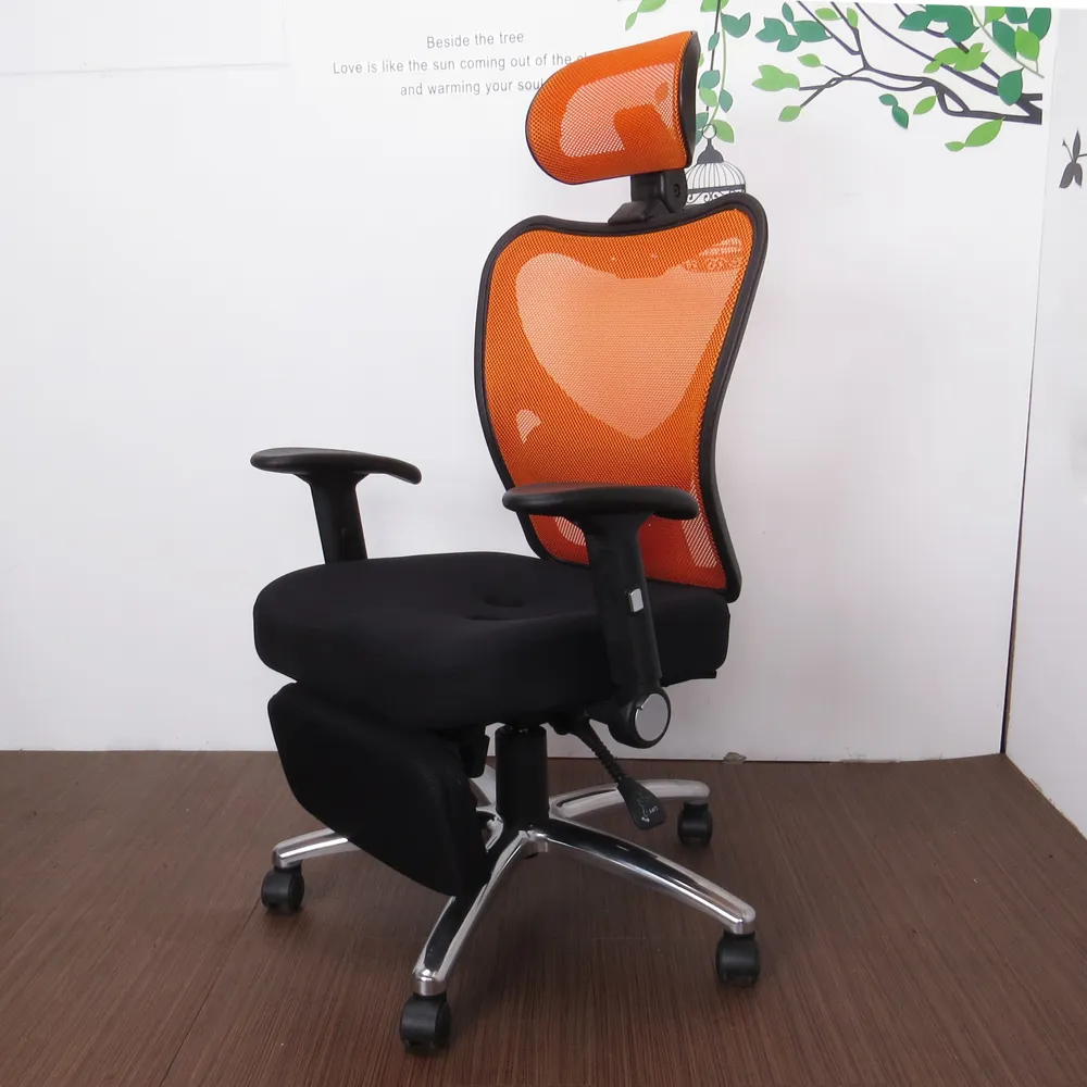 【LOGIS】熾客3孔工學坐臥兩用專利置腳台(電腦椅 辦公椅)