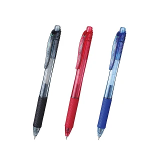 【Pentel 飛龍】ENERGEL X 極細極速鋼珠筆 0.4mm 12支/盒 BLN104(黑/紅/藍)