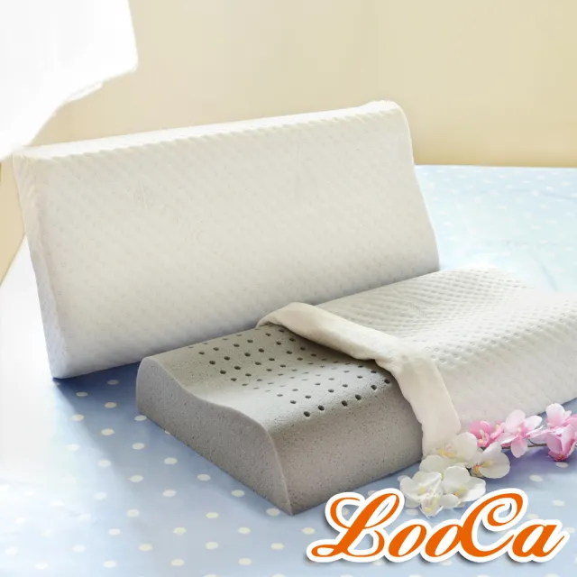 【LooCa】尊爵特大型天絲舒眠記憶枕頭2入