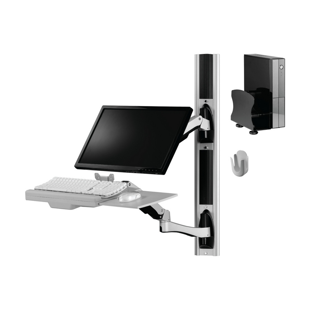 【HE】複合式工作站含主機架-螢幕單臂/適用2-10公斤(H8812W-A)