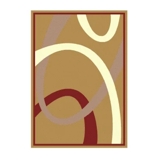 【范登伯格】比利時 奧瓦光澤絲質地毯-焦糖(170x230cm)