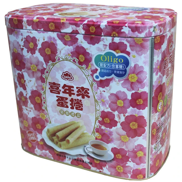 【喜年來】花筒蛋捲oligo禮盒(512G)