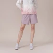 【GIORDANO 佐丹奴】女裝吸濕排汗冰涼感短褲 B-SPORTS系列(21 莫蘭迪紫)