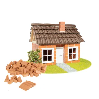 【德國teifoc】DIY益智磚塊建築玩具-瓦房(TEI4300)