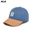 【MLB】可調式軟頂棒球帽 Varsity系列 紐約洋基隊(3ACPD023N-50SAL)