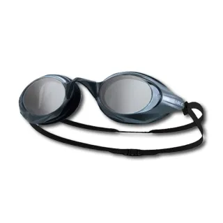 【SABLE】貂 競速型塑剛玻璃鏡片泳鏡-清晰防霧 游泳 黑(100ST-01)