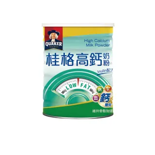 【QUAKER桂格】高鈣奶粉Inulin配方1500gX1罐