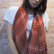 【Lus.G】經典雙色斜直紋圍巾(共6色)