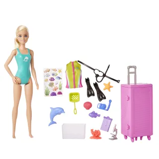【Barbie 芭比】海洋生物學家玩具套裝