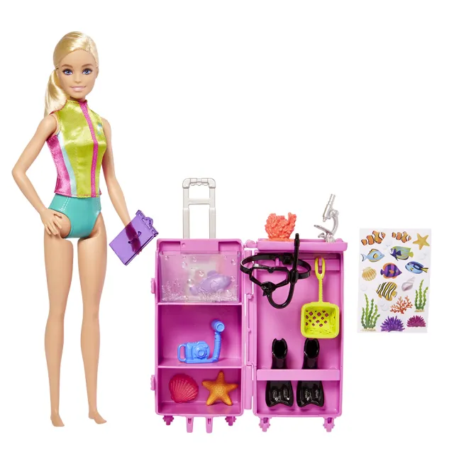 【Barbie 芭比】海洋生物學家玩具套裝