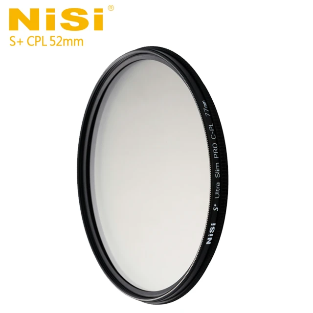 【NISI】S+ CPL 52mm Ultra Slim PRO 超薄框偏光鏡(公司貨)