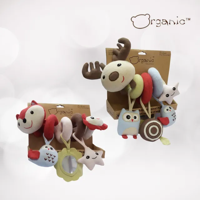 【Organic】有機麋鹿推車環繞玩具(麋鹿)
