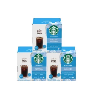 【STARBUCKS 星巴克】特選冰美式咖啡膠囊12顆x3盒