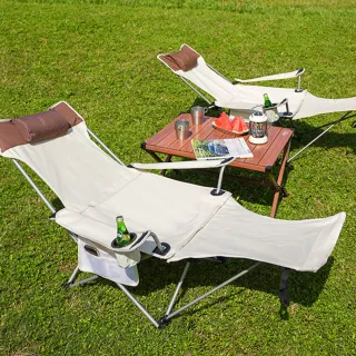 【TENGYUE】露營坐躺兩用折疊椅(露營椅 導演椅 躺椅 釣魚椅)