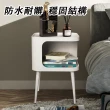【巧可】創意北歐岩板鐵藝床頭櫃(床邊櫃沙發邊幾)