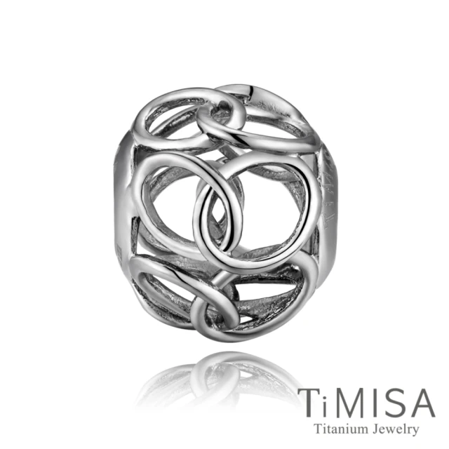 【TiMISA】圈圈 純鈦飾品 串珠