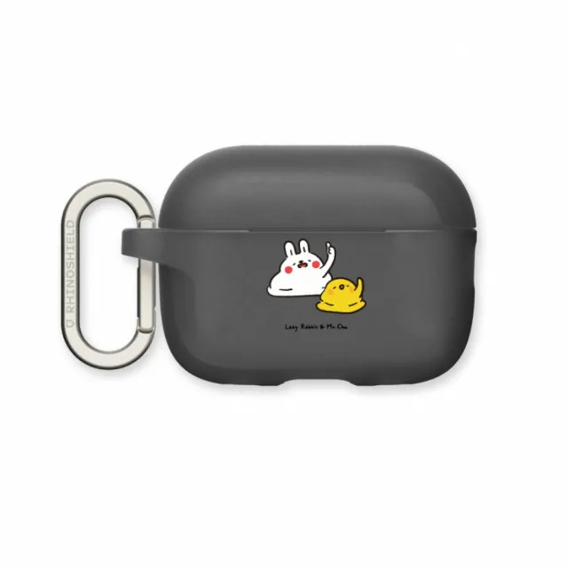 【RHINOSHIELD 犀牛盾】AirPods Pro2/Pro/第3/2/1代 無線耳機保護殼/一起爛(懶散兔與啾先生)