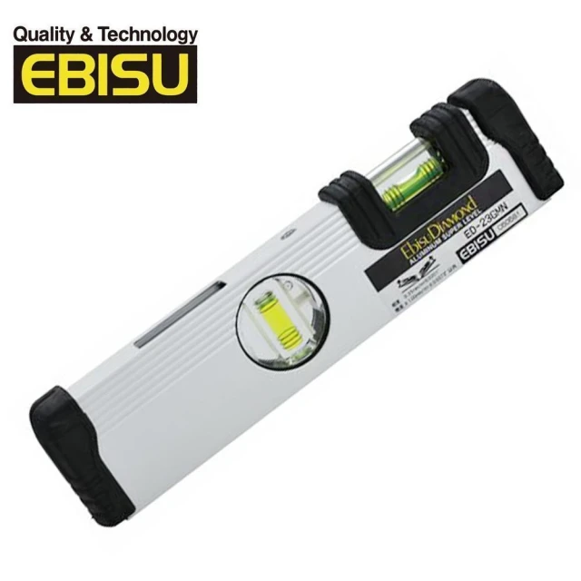 EBISU Mini系列-G耐衝擊水平尺 有磁 230mm(ED-23GMN-9)