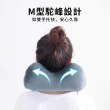【StarGo】水晶絨款充氣U型枕 按壓快速充氣頸枕 駝峰護頸枕 飛機枕 午睡枕(長途旅行/坐車/搭飛機)