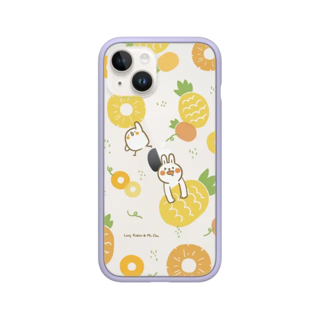 【RHINOSHIELD 犀牛盾】iPhone SE3/SE2/8/7系列 Mod NX手機殼/懶散兔與啾先生-鳳梨(懶散兔與啾先生)