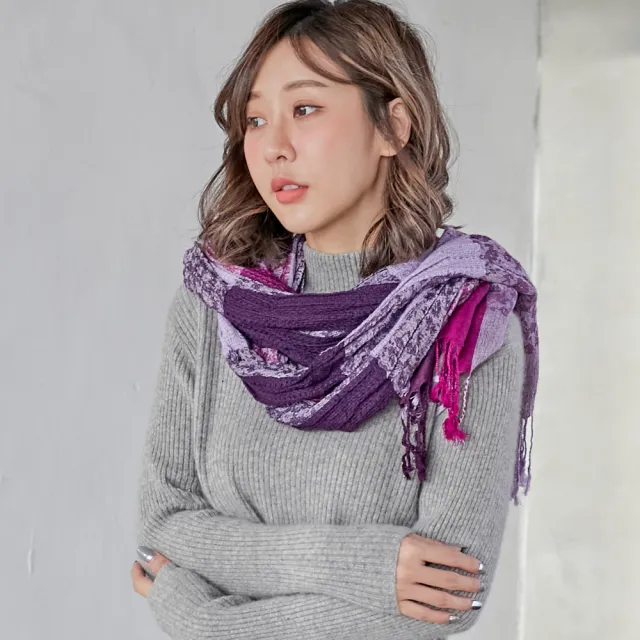 【Wonderland】5件組-時尚米蘭百搭造型圍巾