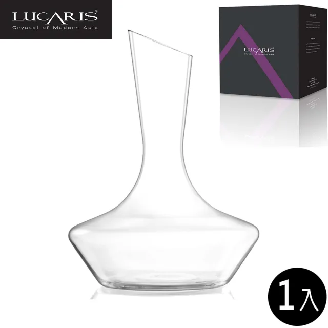 【LUCARIS】無鉛水晶醒酒瓶 1965ml 1入 Tokyo系列(醒酒瓶 分酒瓶 醒酒壺)