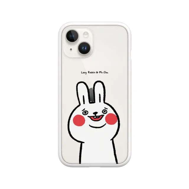 【RHINOSHIELD 犀牛盾】iPhone X/Xs/XR/Xs Max系列 Mod NX手機殼/懶散兔與啾先生-傻笑(懶散兔與啾先生)