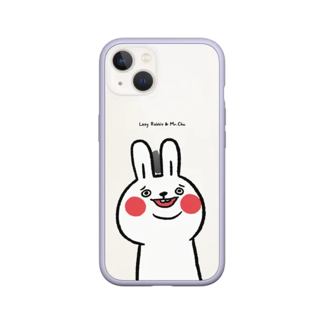 【RHINOSHIELD 犀牛盾】iPhone X/Xs/XR/Xs Max系列 Mod NX手機殼/懶散兔與啾先生-傻笑(懶散兔與啾先生)