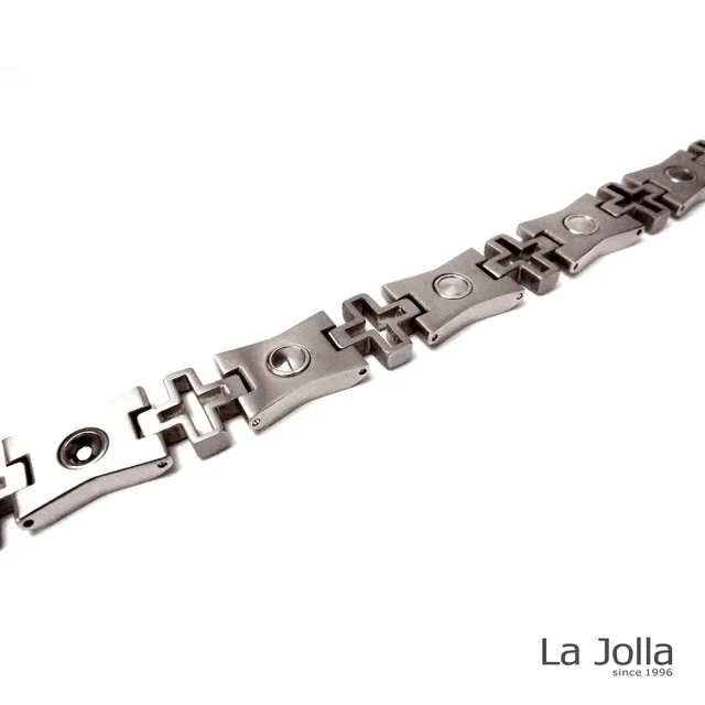 【La Jolla】知性時代 純鈦鍺手鍊(碳纖維-3G-II代)