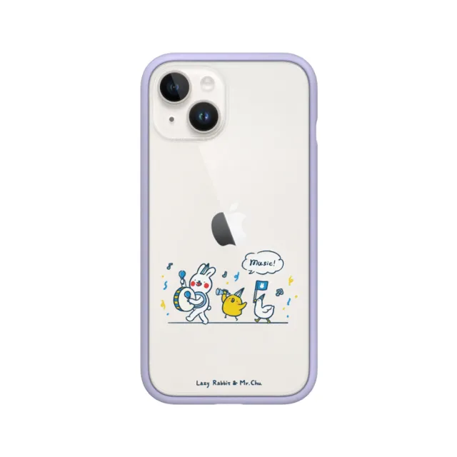 【RHINOSHIELD 犀牛盾】iPhone X/Xs/XR/Xs Max系列 Mod NX手機殼/懶散兔與啾先生-music!(懶散兔與啾先生)