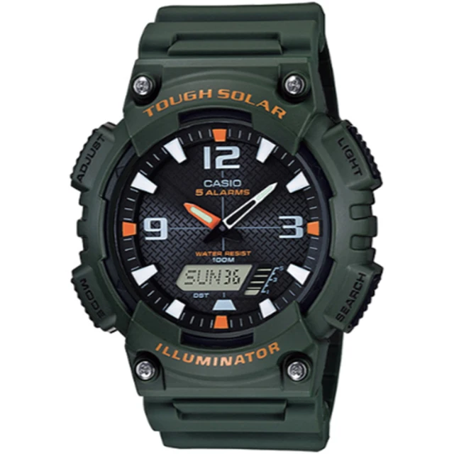 【CASIO 卡西歐】太陽能數字雙顯設計腕錶(AQ-S810W-3A)