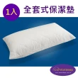 【Comfortsleep】舒適防蹣抗菌枕頭保潔墊{全套式}-1入
