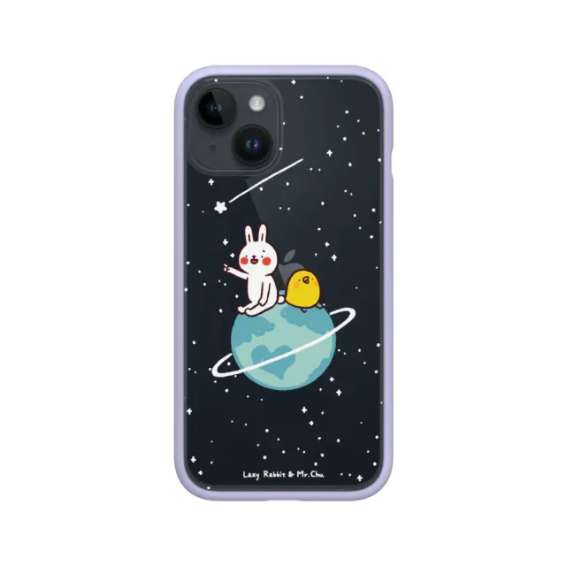 【RHINOSHIELD 犀牛盾】iPhone X/Xs/XR/Xs Max系列 Mod NX手機殼/懶散兔與啾先生-小宇宙(懶散兔與啾先生)