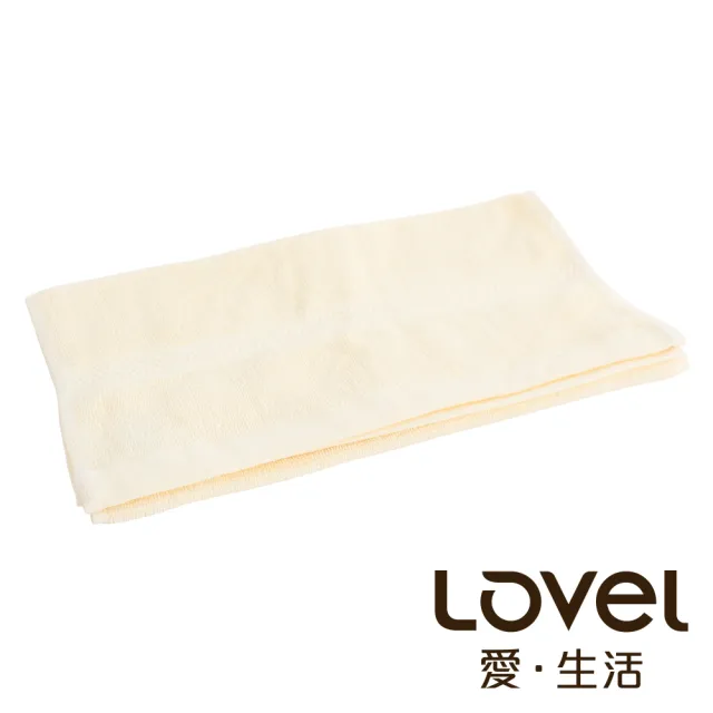 【LOVEL】嚴選六星級飯店素色純棉毛巾3件組(共5色)