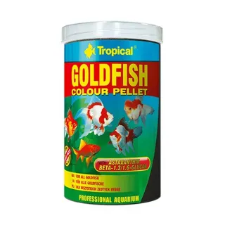 【Tropical】德比克強化免疫高級金魚飼料(1000ml)