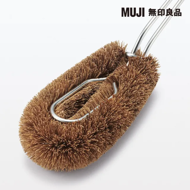 【MUJI 無印良品】長柄椰棕刷框架部分：約22.5 cm 刷子：約寬5×深11×高3 cm