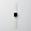 【ELECOM】apple watch 41/40/38磁吸矽錶帶(淺綠)